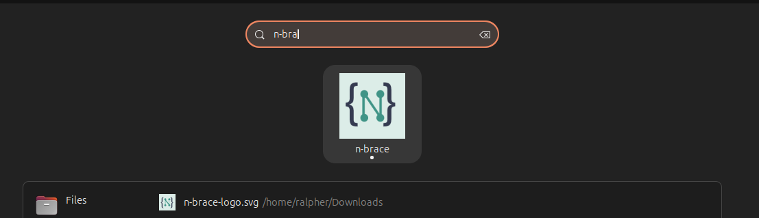 n-brace app installed